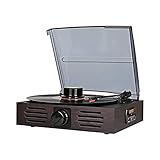 Encodage USB / SD: convertit le vinyle en lecteur flash USB / carte SD directement au format MP3. Aucun PC ou ordinateur portable requis.