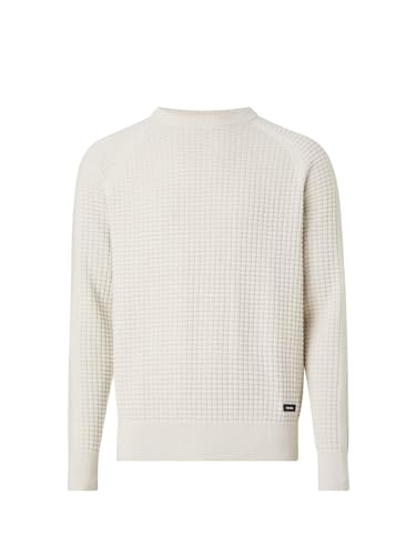 Calvin Klein Texture Mix CN Sweat, sweatshirt col rond tendance pour homme
