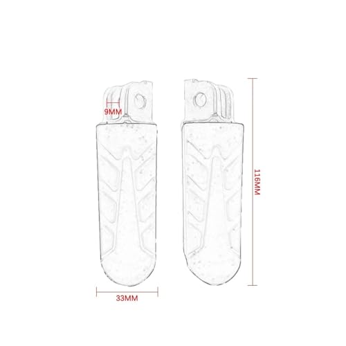 Repose-pieds moto compatible CB500F CBR500R NC700 - 4
