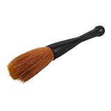 WRITWAA Pincel de Caligrafía Chino Grande de 3 Pulgadas Cerdas Naturales Diámetro 2.5 Mm, Pluma para Tinta y Firma, Herramienta Profesional para Práctica Artística en Papel de Arroz