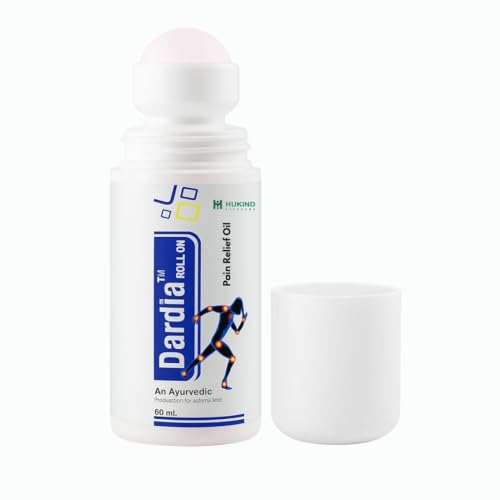 Image of Dardia Ayurvedic Pain Relief Roll-On Oil (60 ml) | Herbal Remedy for Muscle, Joint & Body Pain | Quick Absorption with Easy Applicator