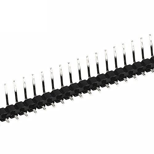 100pcs 1x40 Pin 2.54 mm Single Needle Curved Needle 90 Degrees Row