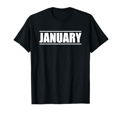 January Shirt Women Men Kids I Love January Gift T-Shirt