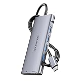 Quatre Ports USB 3.0 : Il vous offre un accès simultané à quatre accessoires USB avec la possibilité de connecter un clavier, une souris, une clé USB, un disque dur, etc. Rallonge USB Mac, Sa vitesse de transfert de données pouvant atteindre 5 Gbps.