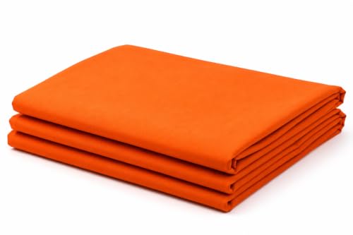 Image of Unstitched Cotton Astar /Lining /Cloth /Kapda Running into Meters for Suit,Sherwani,Kurti,Blouse /Choli,lehanga & Dress Materials(Available in 2,4,6 Meters Variation) (Orange, 6 Meter)