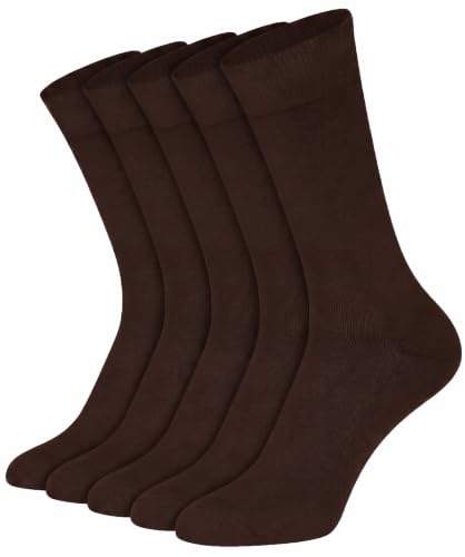 Image of Mysocks Unisex Extra Fine Combed Cotton Crew Socks |5 Pairs Set | Seamless Toe | Make Your Steps Enjoyable