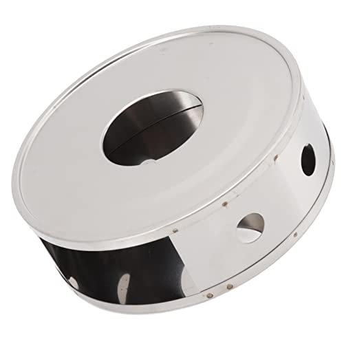 AYNEFY Teapot Candle Warmer Premium Stainless Steel for Cozy Atmosphere Suitable for Stainless Steel High Borosilicate Glass Ceramics and Cast Iron Ornate Design (Circular Hole) - Image 8