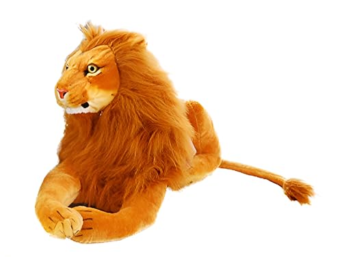 Image of Tickles Lion - King of The Jungle Soft Stuffed Plush Animal Toy for Kids Boys & Girls (Color: Brown Size: 50 cm)