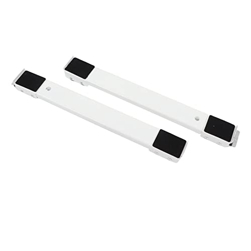 Attrezzatura Estensibile Smorzamento Rulli Antiscivolo 1 Paio Carrello Portaoggetti 150 Kg Supporto Mobile per Frigorifero