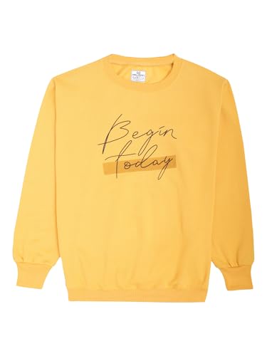 Image of Mack Jonney Fleece Regular Fit Printed Round Neck Sweatshirt for Men-MACK639320