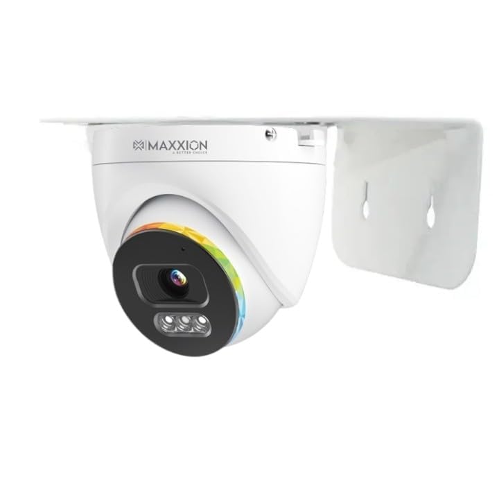 Image of MAXXION Metal Dome & Bullet Camera L-Type Bracket - Heavy Duty, Anti-Rust, 7-Layer Powder Coated, Indoor /Outdoor, 1MP-12MP CCTV Compatible (Pack of 2)