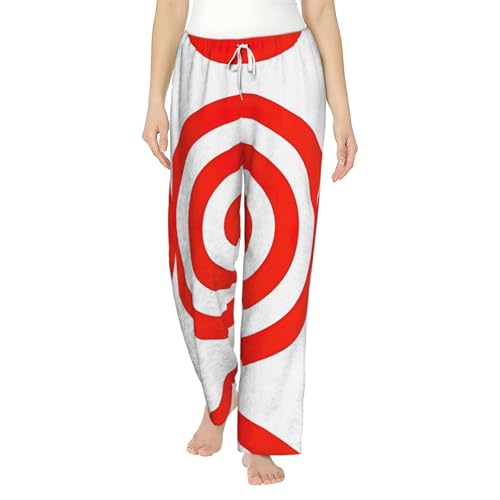 Pantalon de pyjama en flanelle pour femme Design Target de nuit