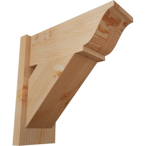 7 1/2"W x 18"D x 18"H Traditional Smooth Traditional Outlooker, Douglas Fir