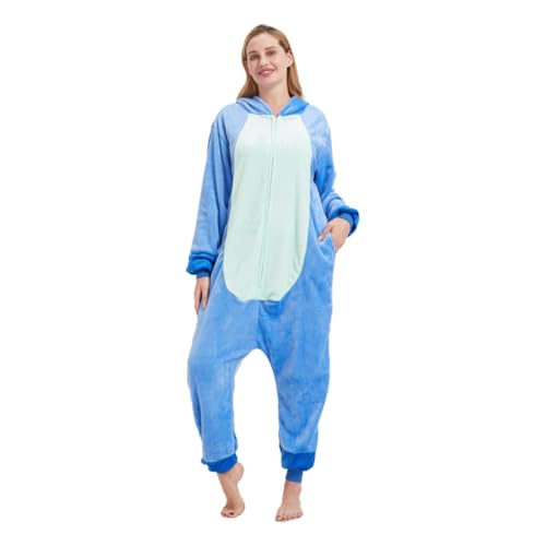 ALANTOP Pijama unisex para adultos, disfraz de animal de una pieza, disfraz de...