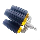 Photo Gallery zyncue ugello turbo rotante, 4 in 1 4000 psi idropulitrice rotante ugello turbo, connettore rapido 1/4, accessorio per idropulitrice (nero) Photo Gallery zyncue ugello turbo rotante, 4 in 1 4000 psi idropulitrice rotante ugello turbo, connettore rapido 1/4, accessorio per idropulitrice (nero)