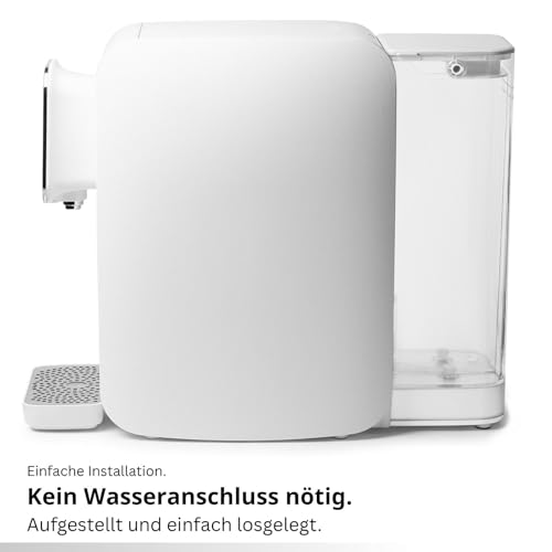 Foto von OsmoFresh Auftisch Osmoseanlage Quella Life mit 6 Temperaturstufen (~15-100°C) mobil kein Wasseranschluss nötig 5 stufige Filterung kalkfreies Trinkwasser Überwachung Filterlebensdauer Wasserspender