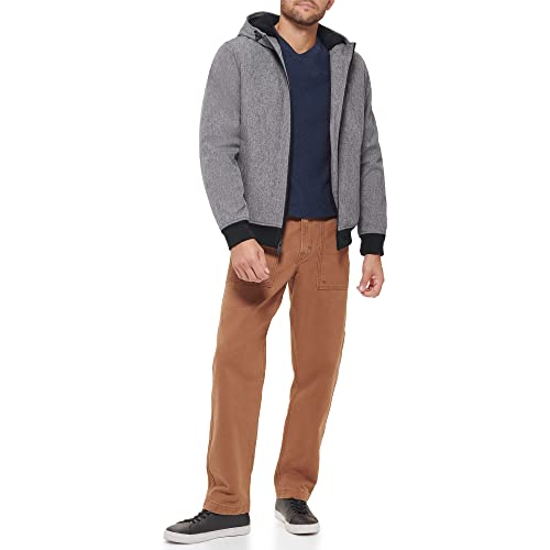 Image of DOCKERS Men's Softshell Sherpa Lined Bomber Jacket (Standard and Big & Tall)