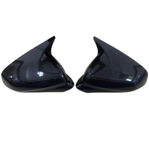 Coques de rétroviseurs pour Seat Leon MK4 Cupra 2020-2024 en noir brillant