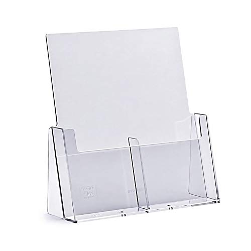 TAYMAR Brochure Stand in DIN Long Portrait Format, Table brochure Stand