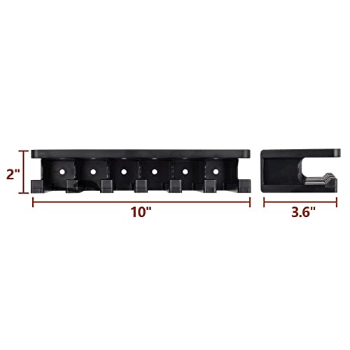 Adoreal Solid Abs Standard Pmag Rack Wall Mount With Storage Shelf, Gun Rack Wall Mount, Folding Gun Racks #TOP4