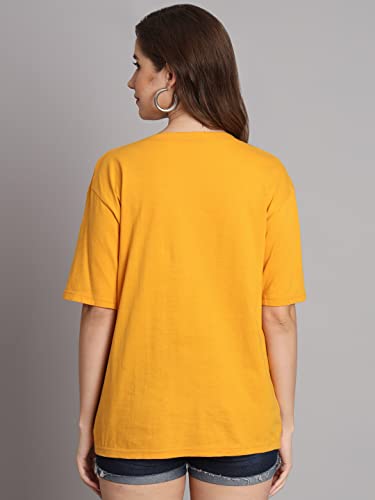 Image of FUNDAY FASHION Cotton Short Sleeve Oversized T-Shirt for Women (Pack of 2)