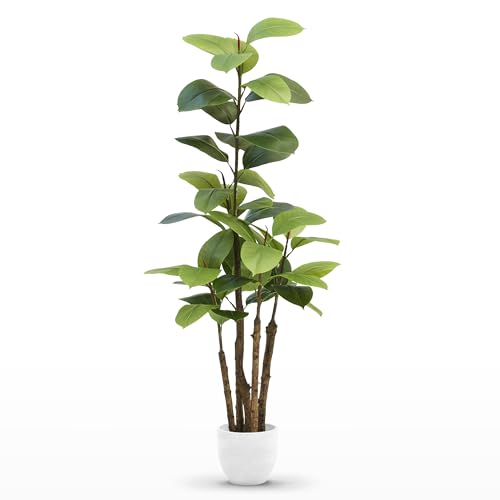 MAIA SHOP Ficus artificiale 150 cm, pianta finta da interno