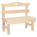 【Stable et solide, même en petit format】Malgré sa taille compacte (25 cm), cette chaise miniature en bois reste bien en équilibre grâce à des pieds solidement assemblés. Le pin massif supporte les manipulations délicates du quotidien. Adaptée aux mises en scène fréquentes, elle ne casse pas facilement avec un usage normal. Conçue pour l’intérieur, elle conserve sa forme si elle est protégée de l’humidité.
