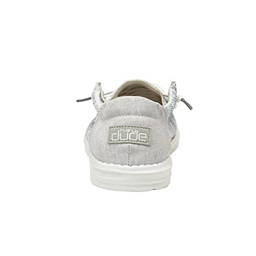 Image of HEYDUDE Women's Wendy Chambray | Women's Shoes | Women's Lace Up Loafers | Comfortable & Light-Weight