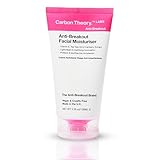 Carbon Theory Anti-Pickel-Gesichtscreme mit Vitamin E und Cranberry-Extrakt für fettige Haut, mattierend, leichte Formel ohne fettigen Film, spendet Feuchtigkeit und schützt die Haut, 100 ml