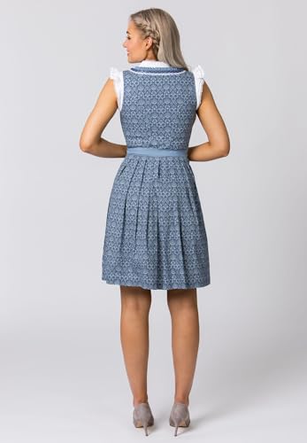 Dirndl Ruby robe bleu en taille 44 pour femmes - 3