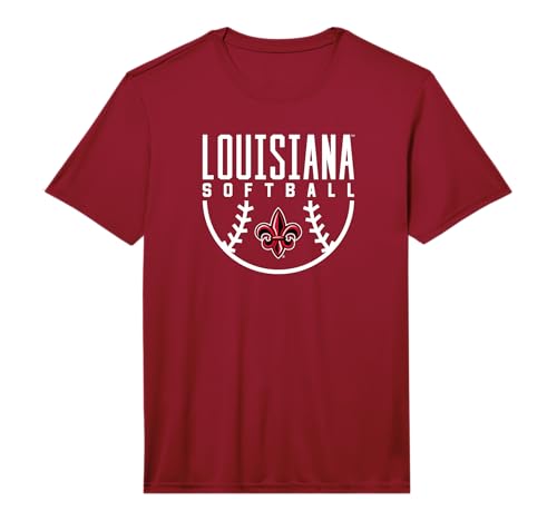 University of Louisiana Lafayette Ragin Cajuns Softball Arch Performance T-Shirt