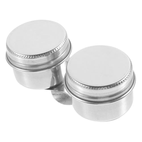 KALLORY Dipper Cups Lids Oil Painting Palette Cups Brush Cleaning Container Portable