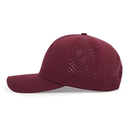 Image of Quick Dry Baseball Cap Curved Brim Mesh Snapback Hat for Men Women