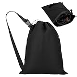 Humdcdy RVウォーターホースストレージ | 防水拡張オーガナイザー、軽量ガーデンホースストレージバッグ | パティオガーデン アウトドア ガレージ 小屋 芝生 農場 ボート ロードトリップ庭師用