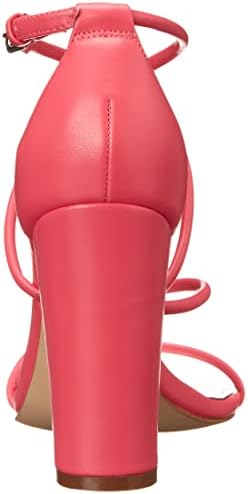 Nine West Women's MAER3 Heeled Sandal, Neon Pink, 8.5 | Image 2