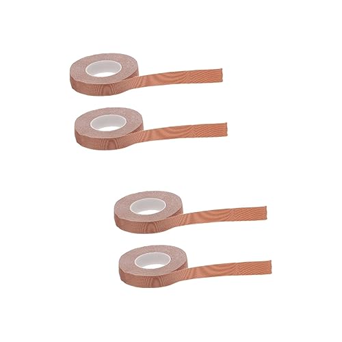 GOOHOCHY 2sets 製 筝用指テープ 湿性のある粘着テープ ライトブラウン 2pcs*2