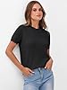 ANRABESS Womens Short Sleeve Sweaters Wool Blend C... #3