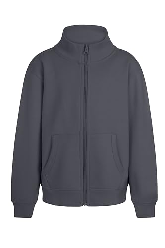 Sweat pour enfant avec fermeture éclair de qualité supérieure bleu fog Mukua SZ270K