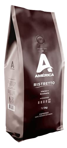 América Café Torrado Em Grãos Ristretto 1 Kg