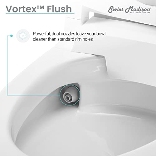 Image of Swiss Madison Hugo Smart Toilet, Touchless Vortex Dual-Flush 1.1 /1.6 gpf Tankless Toilets for Bathroom