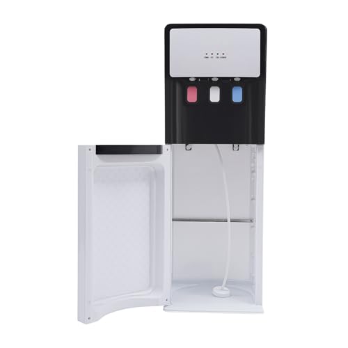 CuCummoo Bottom Loading Water Cooler Dispenser, dispensador de agua sobre pie para agua caliente y fría, blanco dispensador de agua caliente y fría para oficinas guarderías y gimnasios 90 W/500 W