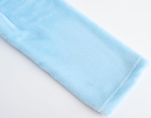 Image of Kids Hooded Bathrobe Girls Soft Plush Hooded Flannel Pajamas Sleepwear Boys Spa Robe