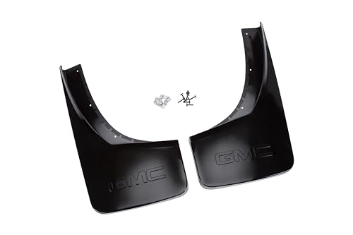Image of GM Accessories 22902406 Rear Molded Splash Guards in Onyx Black