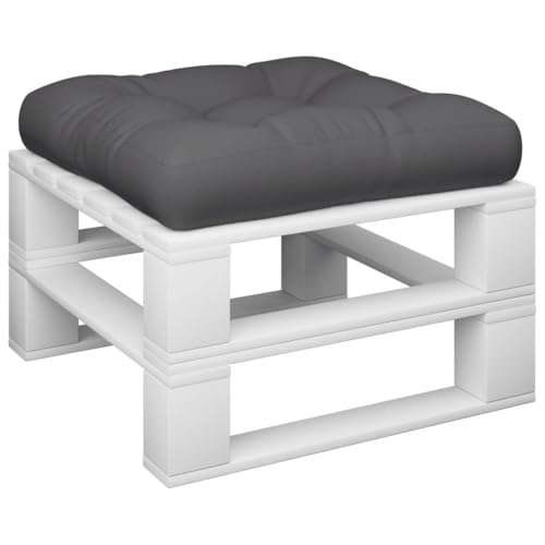 Coussin pour palette imperméable anthracite pour assise de jardin extérieure - 3
