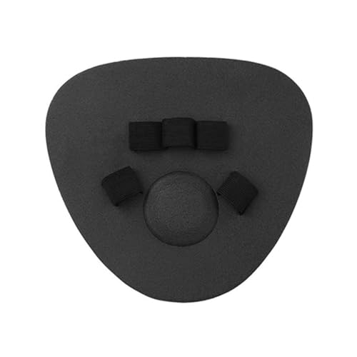 clinmday 1/2Pcs Baseball Catcher Glove for Youth and Adults Foam Baseball Fielding Gloves Improve Posture & Infield Training Baseball Training Equipment Black 1pc