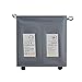 LIUXIAOKE Brudne ubrania do przechowywania kosz 2 siatki brudne ubrania organizer koszyk składa się duże pranie Hamper Wodoodporny kosz do bielizny (Color : Gris)
