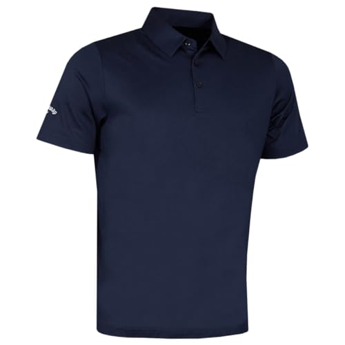 Callaway Apparel Herren Emea Solid Polo Kurzärmelig Peacoat L EU