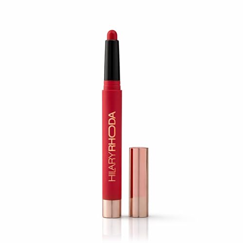 Image of Hilary Rhoda Maxx Stay Non Transfer Lipstick | Matte Finish & Transfer-Proof | 16-Hour Stay | Creamy Finish & Smudge Proof | Crayon Lipstick - 1.5g (Scarlet Blush - Shade 12)