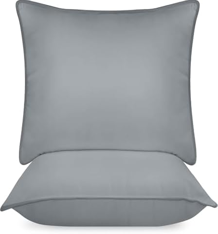 Utopia Bedding Premium Poduszki Łóżkowe (Zestaw 2 szt.), 80 x 80 cm