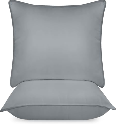 Utopia Bedding Premium Poduszki Łóżkowe (Zestaw 2 szt.), 80 x 80 cm